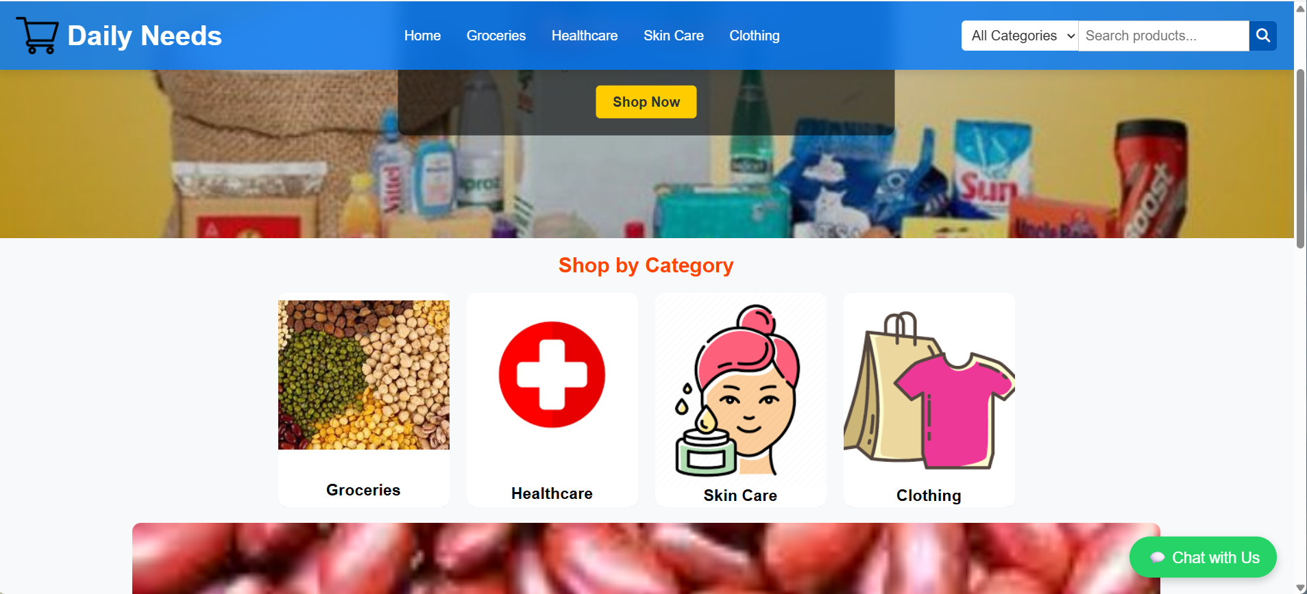 E-Commerce Website Template
